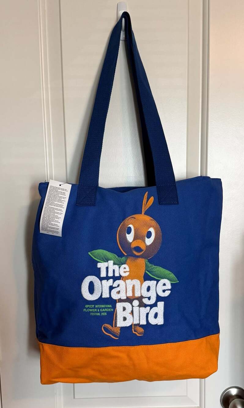 Disney The Orange Bird Epcot Canvas Tote Bag